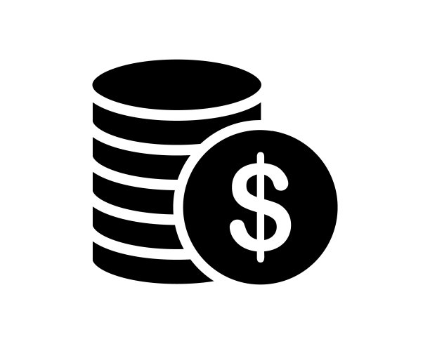扁平式一美元硬币。矢量插图形象。银行标志图标。孤立在白色背景上。图片下载