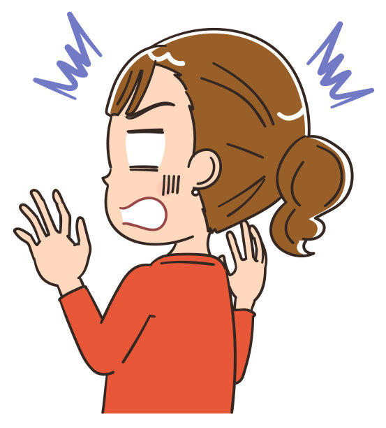 年轻女子看到了一些东西。她有一副惊讶的表情。图片下载