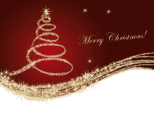 圣诞树的背景插图图片下载