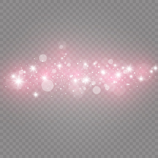 五彩纸屑闪闪发光波。向量金色闪闪的彗星尾巴在黑色的背景。——矢量图片下载