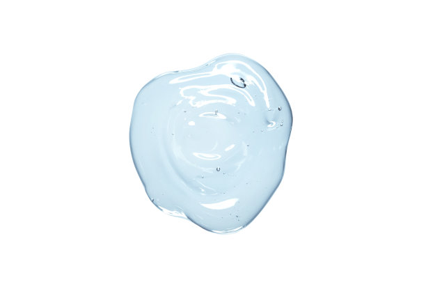 液体凝胶或血清在显微镜屏幕孤立的背景图片下载