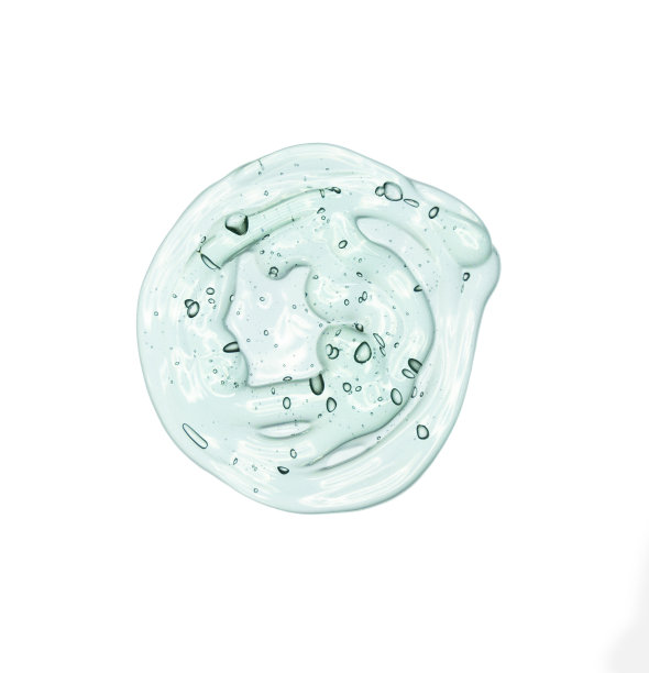 液体凝胶或血清在显微镜屏幕孤立的背景图片下载