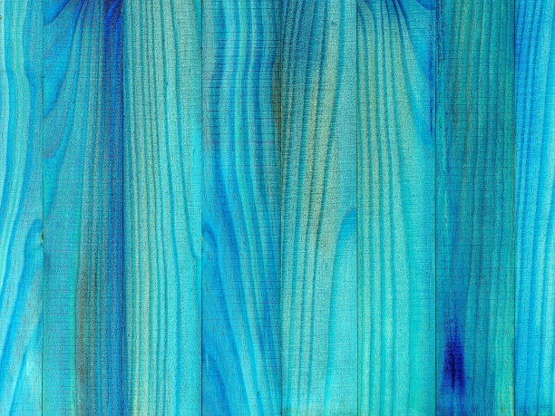 风化，蓝色和绿松石色木面板抽象背景。图片下载