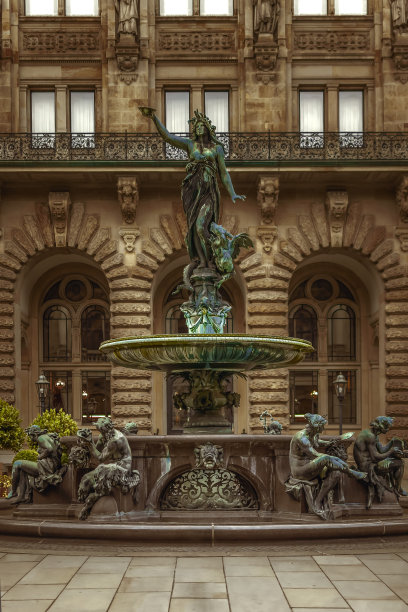 市政厅Rathaus汉堡德国库存照片图片下载