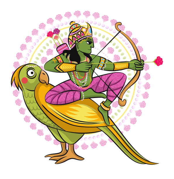 印度神向量印度教女神和像神的偶像的神图片下载