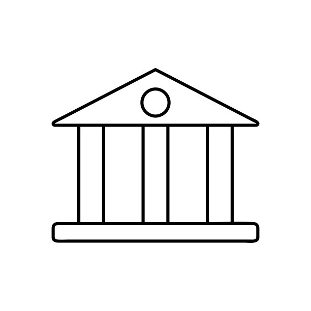 银行行图标。线条图标与平面设计元素在白色背景上。符号为您的网站设计，标志，应用程序，UI。矢量插图,每股收益图片下载