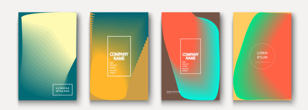 时尚酷极简抽象现代封面设计矢量。动态彩色半色调渐变。未来的几何图案形状语素线背景。最小的海报模板的业务图片下载