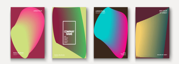 时尚酷极简抽象现代封面设计矢量。动态彩色半色调渐变。未来的几何图案形状语素线背景。最小的海报模板的业务图片下载