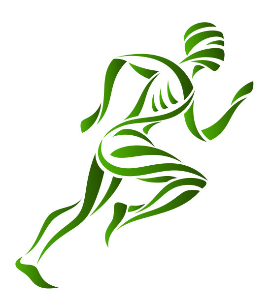 绿色的跑步者图片下载