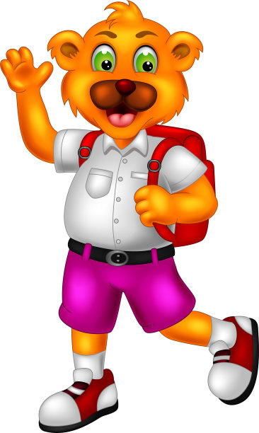 有趣的棕熊卡通图片下载