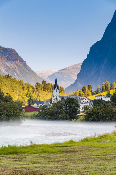挪威的福顿村图片下载