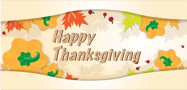 感恩节矢量假日概念。图片下载