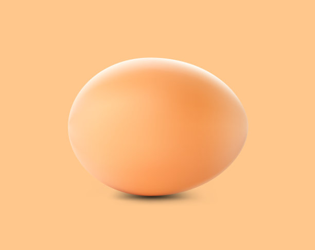 新鲜的棕色鸡蛋。图片下载