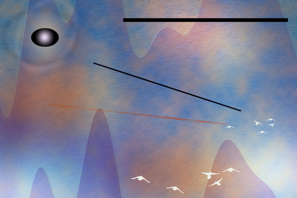 现代抽象的景观图片下载