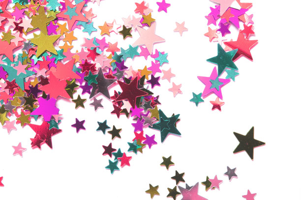 闪闪发光的星星接近背景图片下载