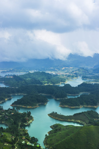 Guatape水库全景图片下载