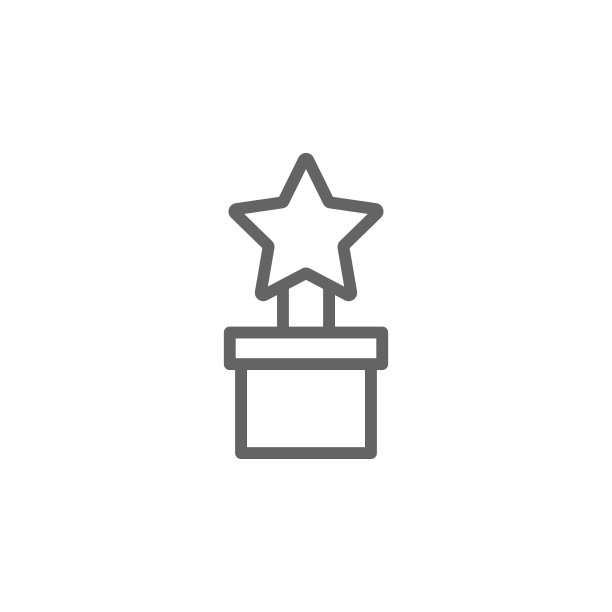 奖杯，剧院，明星偶像。剧场图标元素。细线图标图片下载