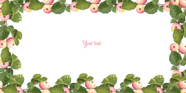 苹果插画素材ID：345142680