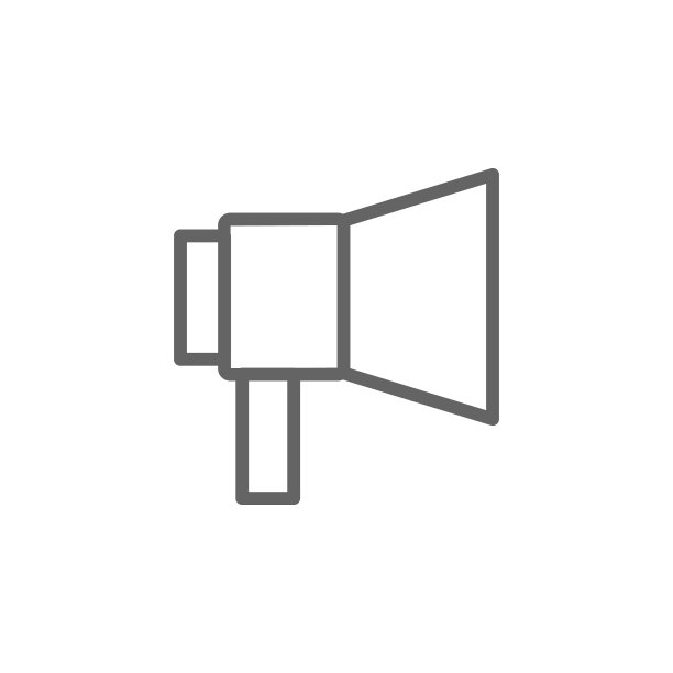 喇叭，演出图标，剧院元素图标，细线图标图片下载