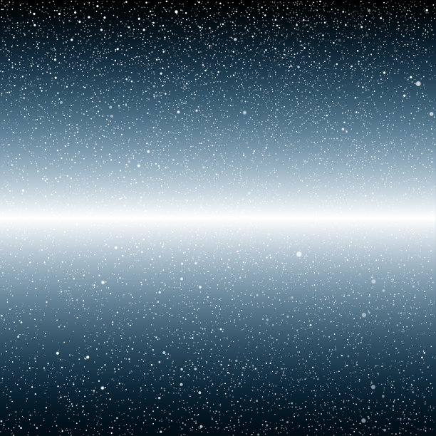 深蓝色夜空中明亮的星星。背景，旗帜矢量插图。图片下载