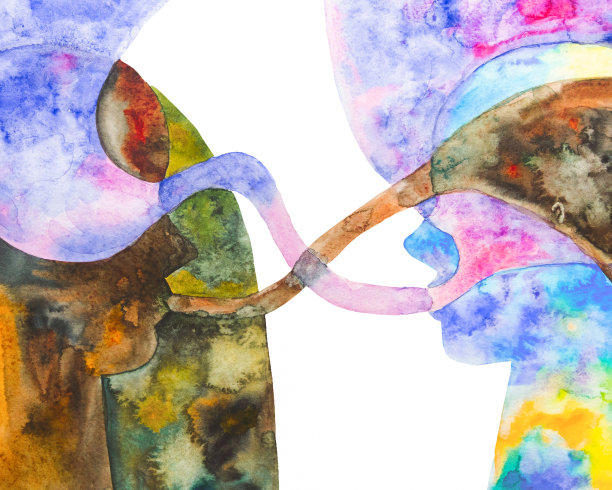 概念绘画交流。夫妇说。图片下载