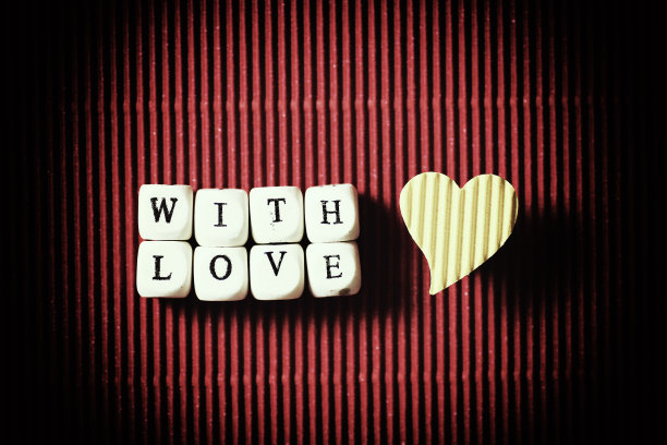 情人节纸质背景图片下载