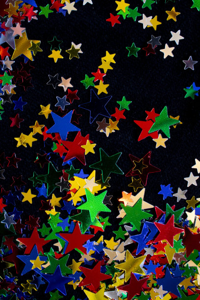 闪闪发光的星星接近背景图片下载