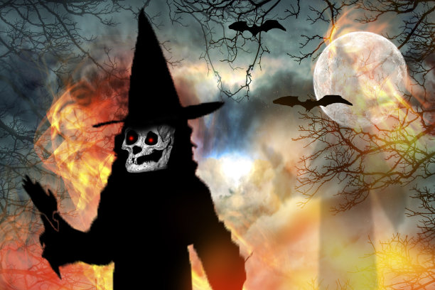 万圣节的背景图片下载