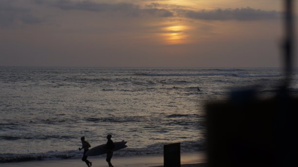 海滩日落摇滚图片下载