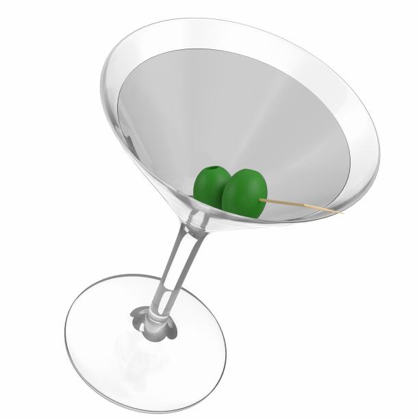 鸡尾酒和橄榄图片下载