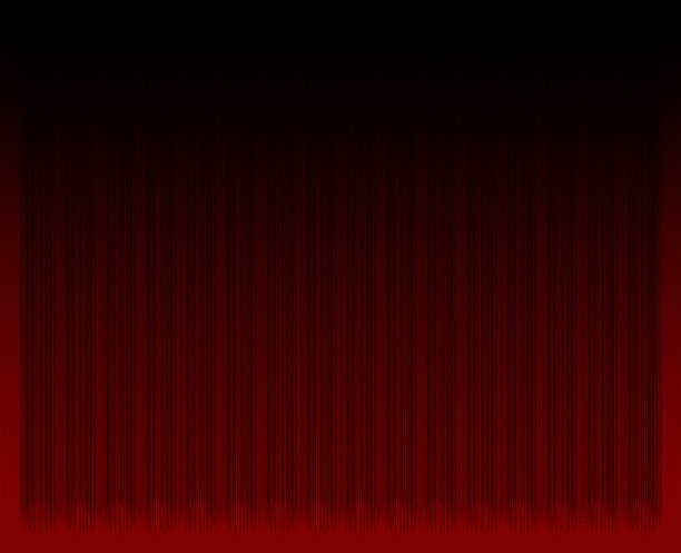 红色背景上的抽象黑线图片下载