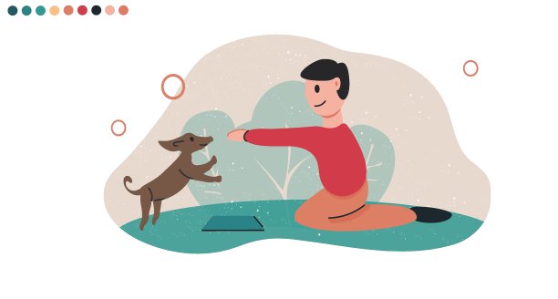 男孩和狗图片下载