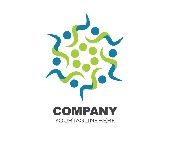 领导，社区，社会和公司标志图标向量图片下载