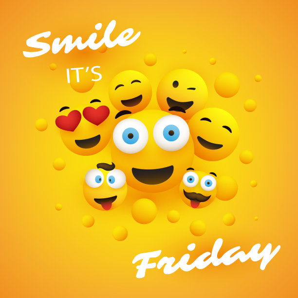 微笑!这是周五-周末即将到来的笑脸概念图片下载