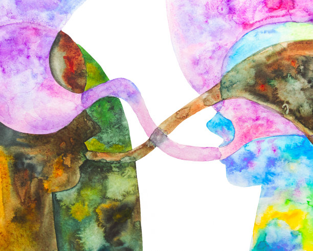 概念绘画交流。夫妇说。图片下载