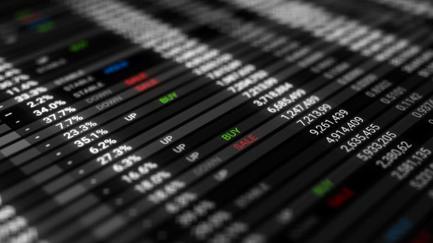 金融的概念。股市数据显示。图片下载