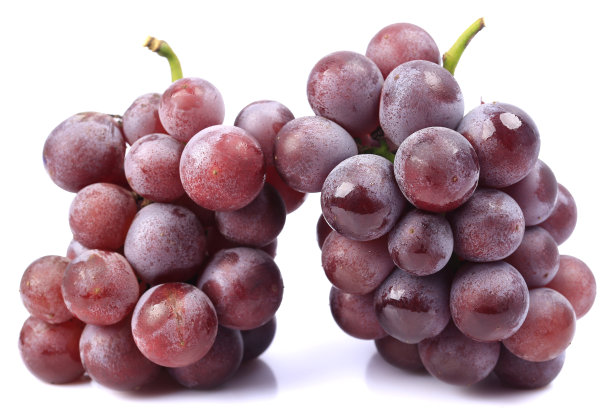 葡萄孤立在白色背景上图片下载