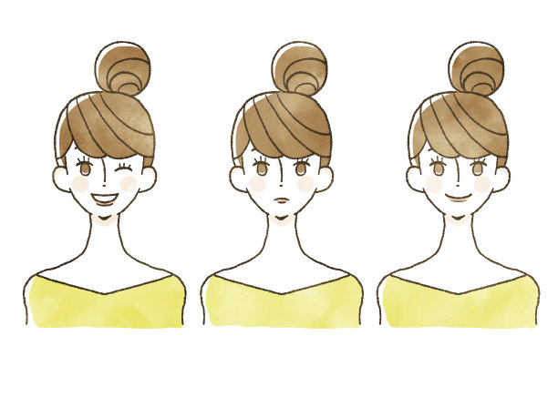 女性的面部表情图片下载