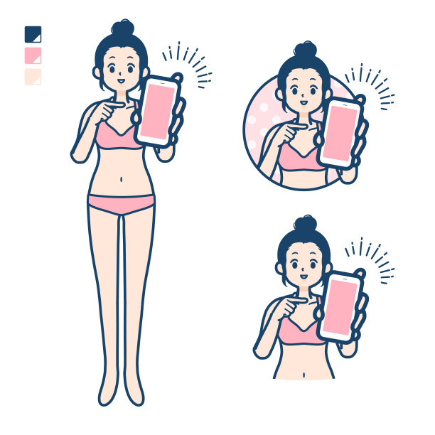 简单内衣女人_智能手机显示屏幕图片下载