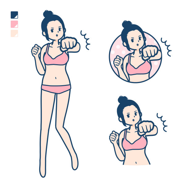 简单的内衣woman_Punch图片下载