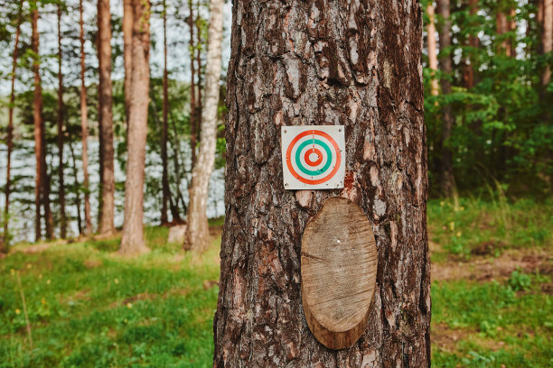 游戏和射击训练用的纸和木靶图片下载
