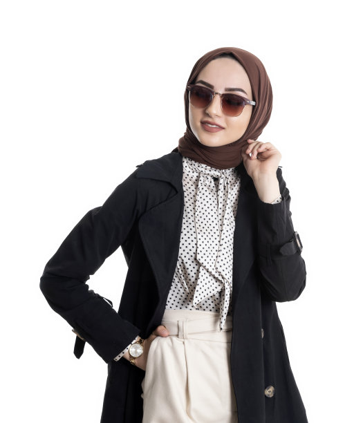 现代穆斯林年轻女人图片下载