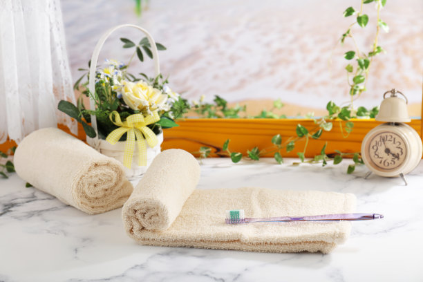 牙刷和毛巾图片下载
