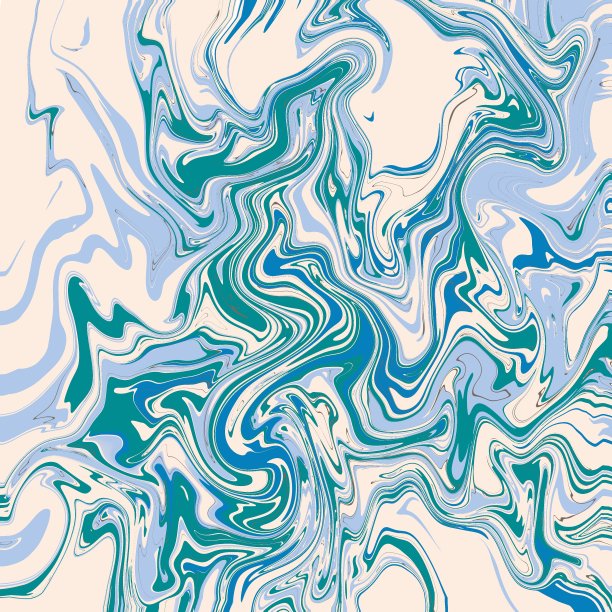 抽象背景蓝绿色粉彩，山梨县大理石纹理手绘水墨图片下载