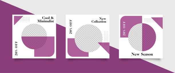 Instagram社交媒体发布模板图片下载