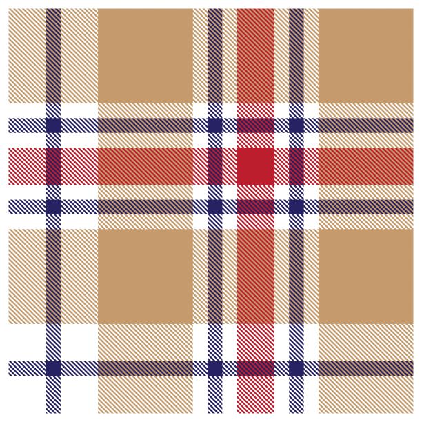 彩色经典现代格子呢无缝印花/图案向量图片下载