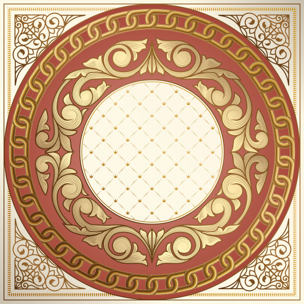 金色装饰复古设计图片下载