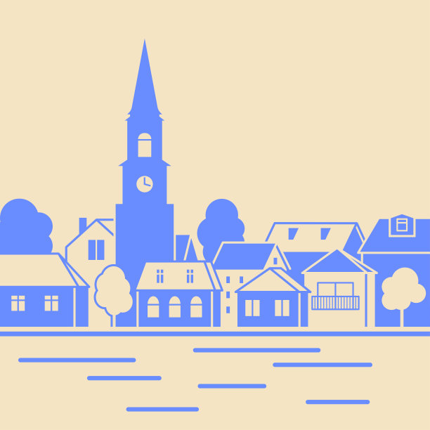 城市的轮廓。图片下载