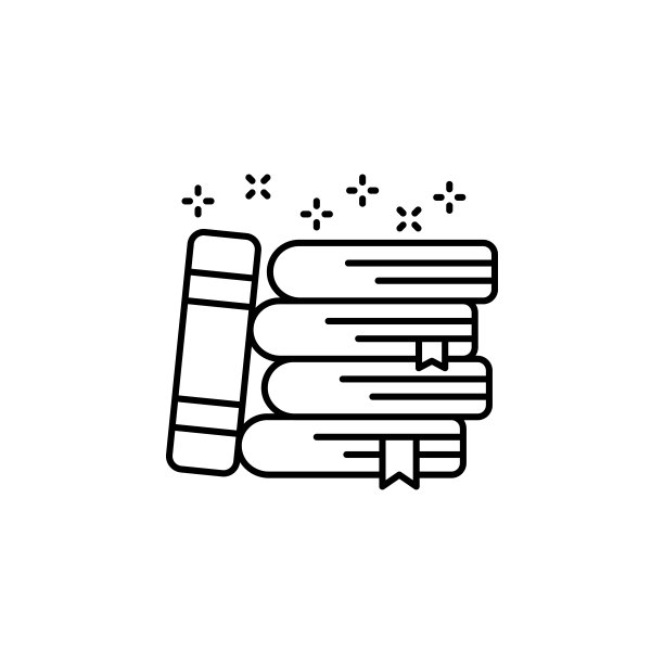 书的图标。文学图标元素图片下载