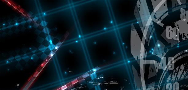 抽象赛车背景矢量素材图片下载